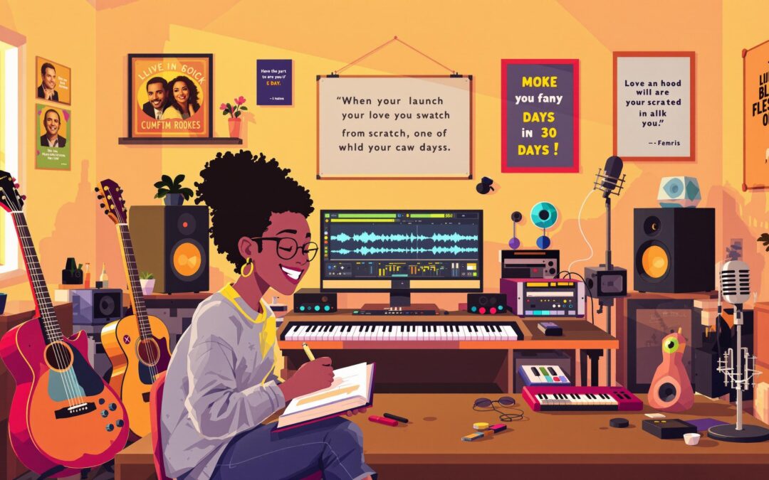 Write, Record, Release: Your 30-Day Plan to Launch a Song from Scratch